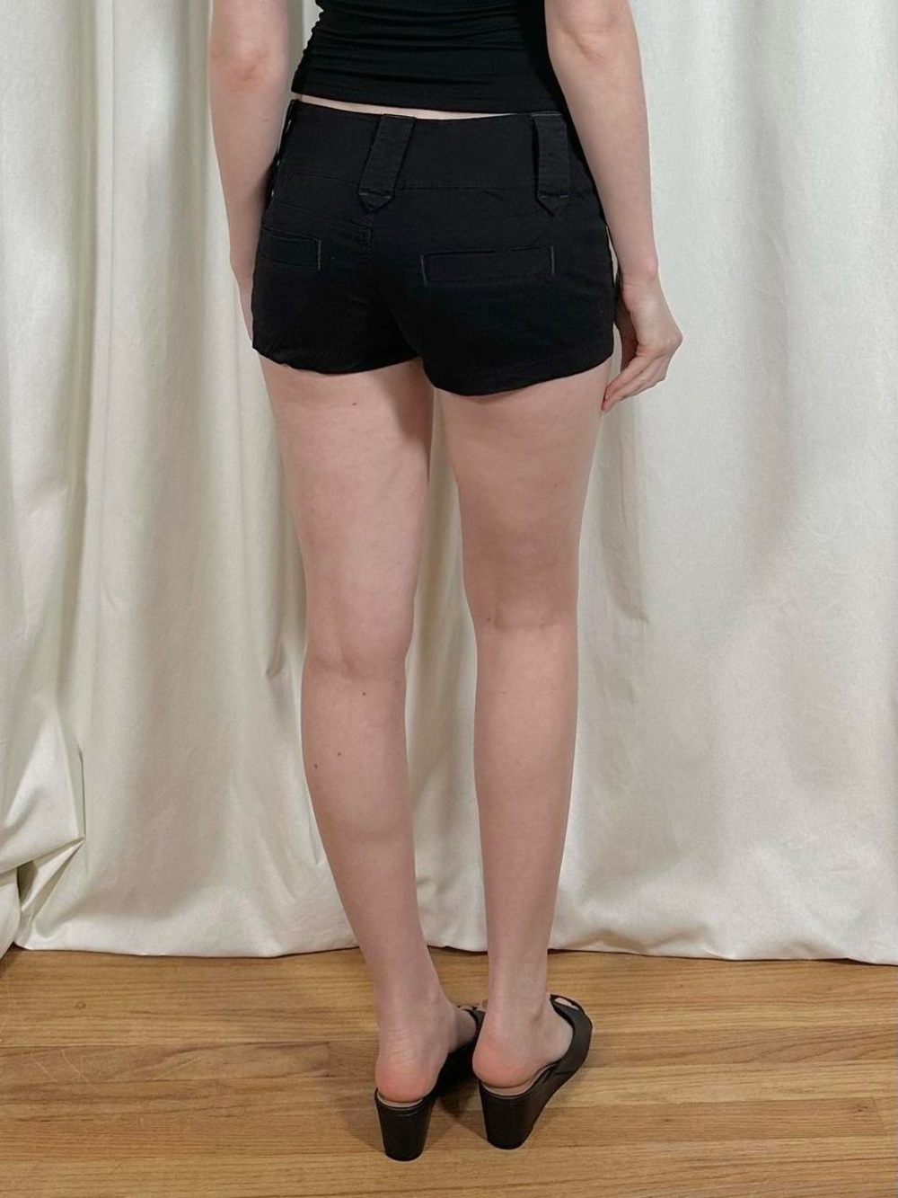 Low Rise Button Shorts - Picture 5 of 8